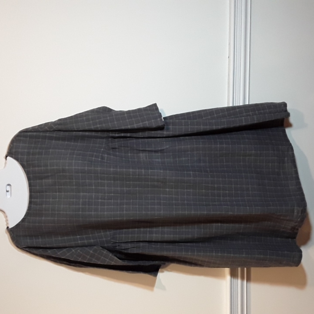 BSBEE grey plaid oversized dress S